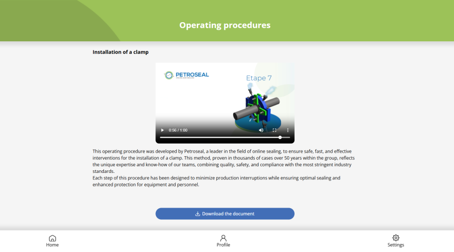 Petroseal application